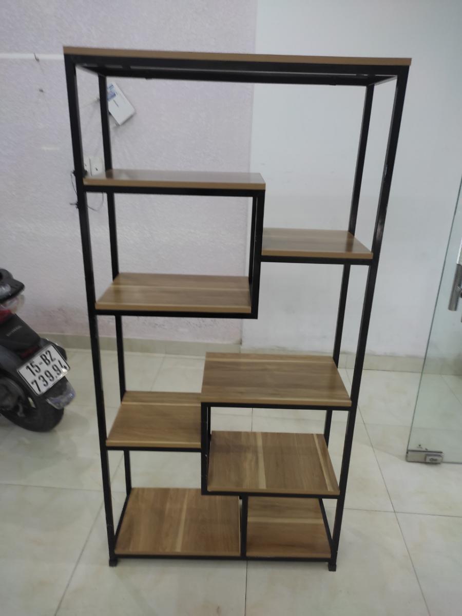 Kệ Trưng Bày Khung Sắt ,Mặt Gỗ Ép Công Nghiệp Ngang 60cm Hải Phòng